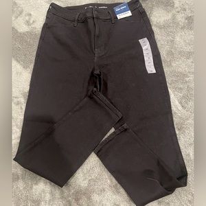 Old Navy Women’s Black High Rise Super Skinny Jeans Size 12 NWT